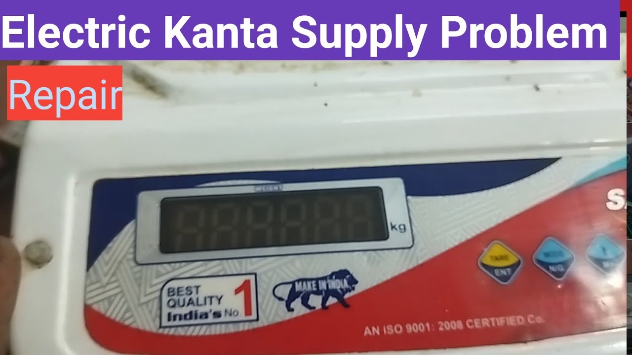 ⚡How to Repair Electric Kanta/Power Supply Problem Fix | Digital Weight Machine Repair (Hindi)