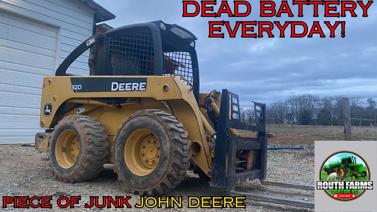 Fixing The Parasitic Draw On My John Deere 320 Skidsteer!