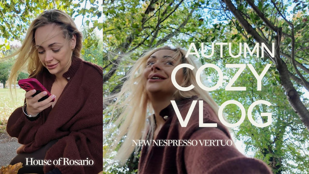 a cozy autumn day in the life 🍂 slow living, leaf walks & cozy coffee rituals 🍁☕️