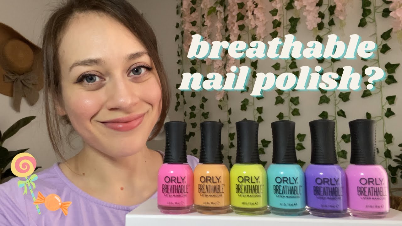 First Time Trying Orly BREATHABLE Nail Polish: Sweet Retreats 🍭 Swatches, Review & Comparisons!