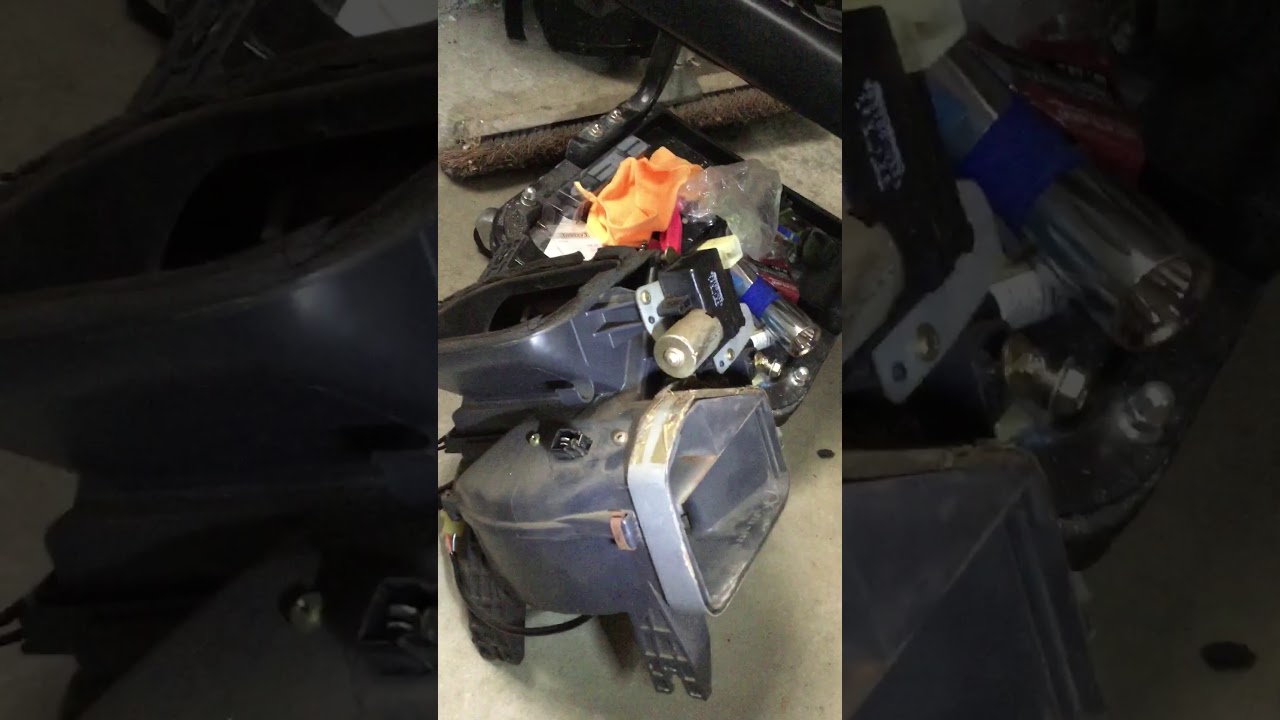 Engine harness removal