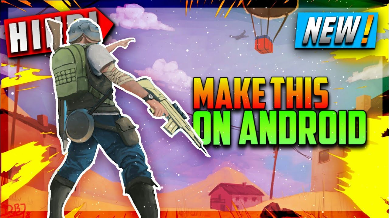 How to make Thumbnail like NOOBTHEDUDE on ANDROID | Make awesome thumbnails using android