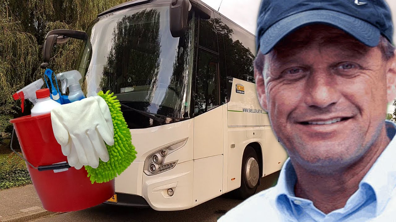 TOURINGCARCHAUFFEUR IN EEN SCHONE TOURINGCAR  ? DAN DE TOURINGCAR WASSEN, SCHOONMAKEN EN  POETSEN  !