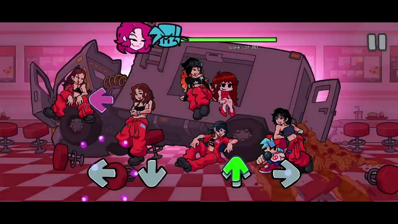Sorry FNF game boy friend girlfriend end music 🎶 
