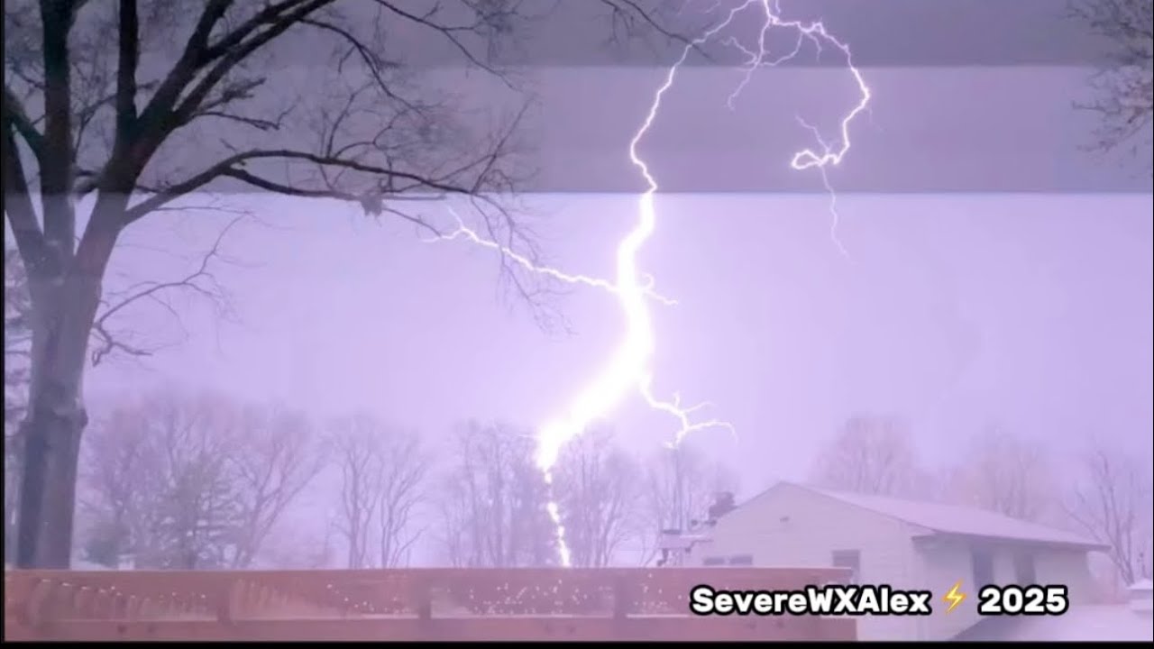 Sky on Fire! New Jersey Lightning Compilation 2025