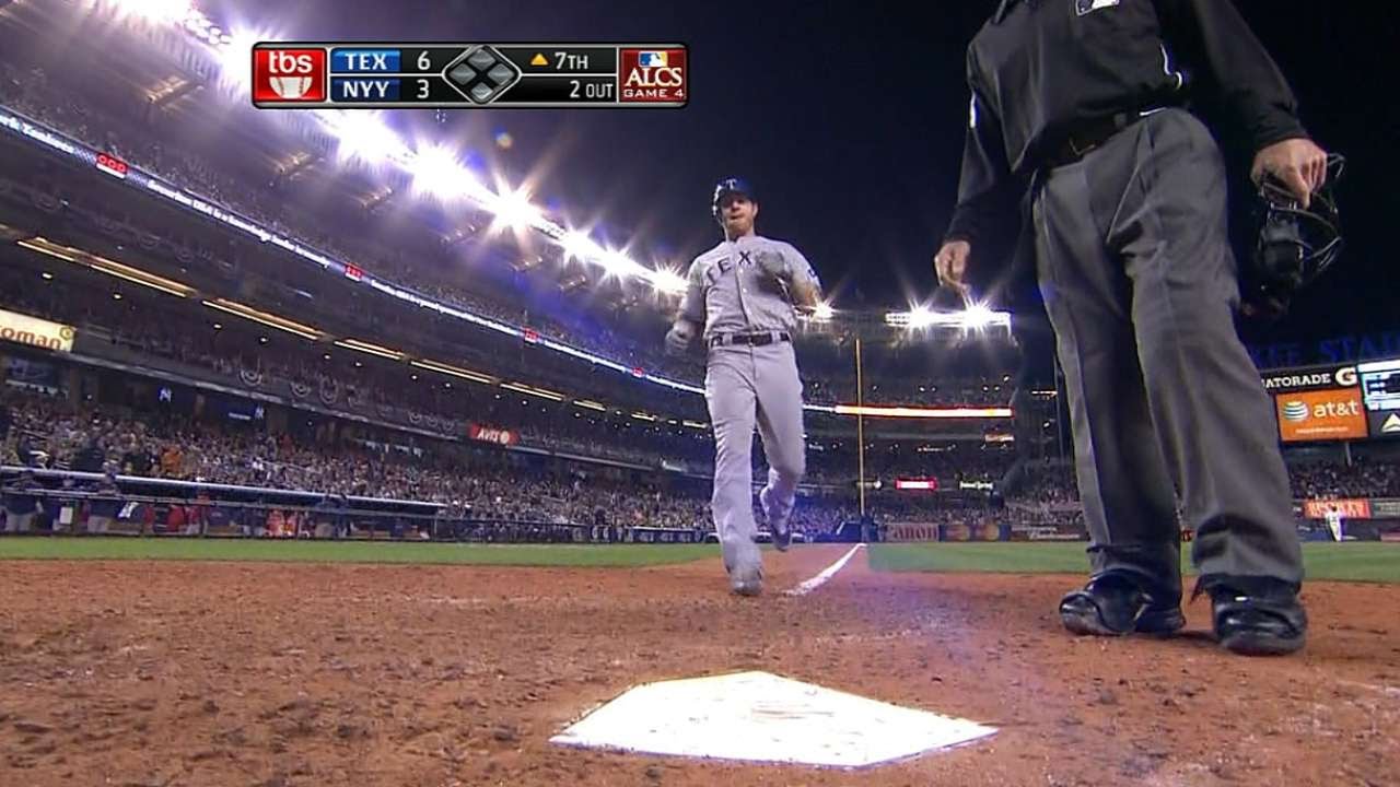 2010 ALCS Gm4: Hamilton powers a solo shot in the seventh