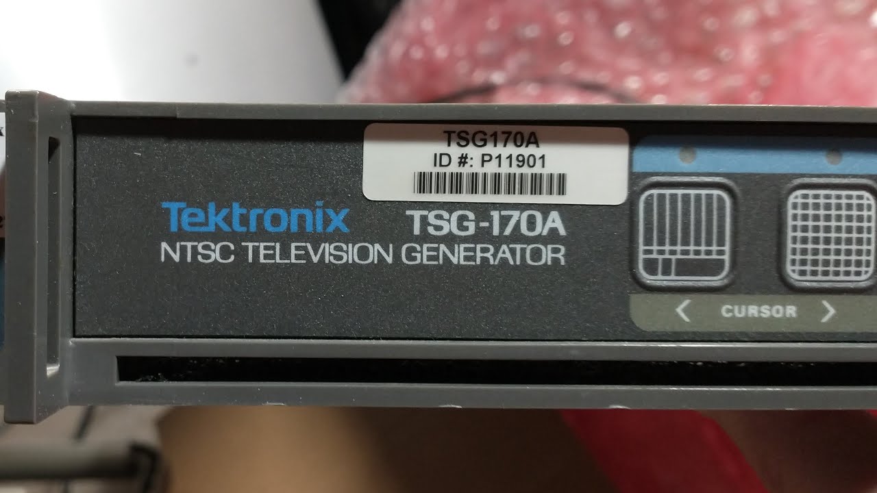 Tektronix TSG-170A unboxing