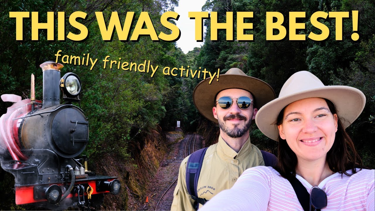 Tasmanian Rainforest TRAIN EXPERIENCE + Snow! | West Coast Wilderness Railway