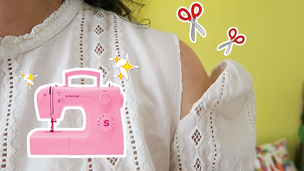 Cómo quitarle las mangas a una prenda paso a paso!! Transforma tu ropa