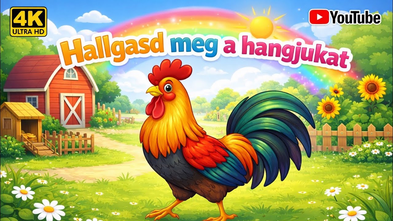 Tanuljuk meg az állatok hangját | Learn Animal Sounds for Kids