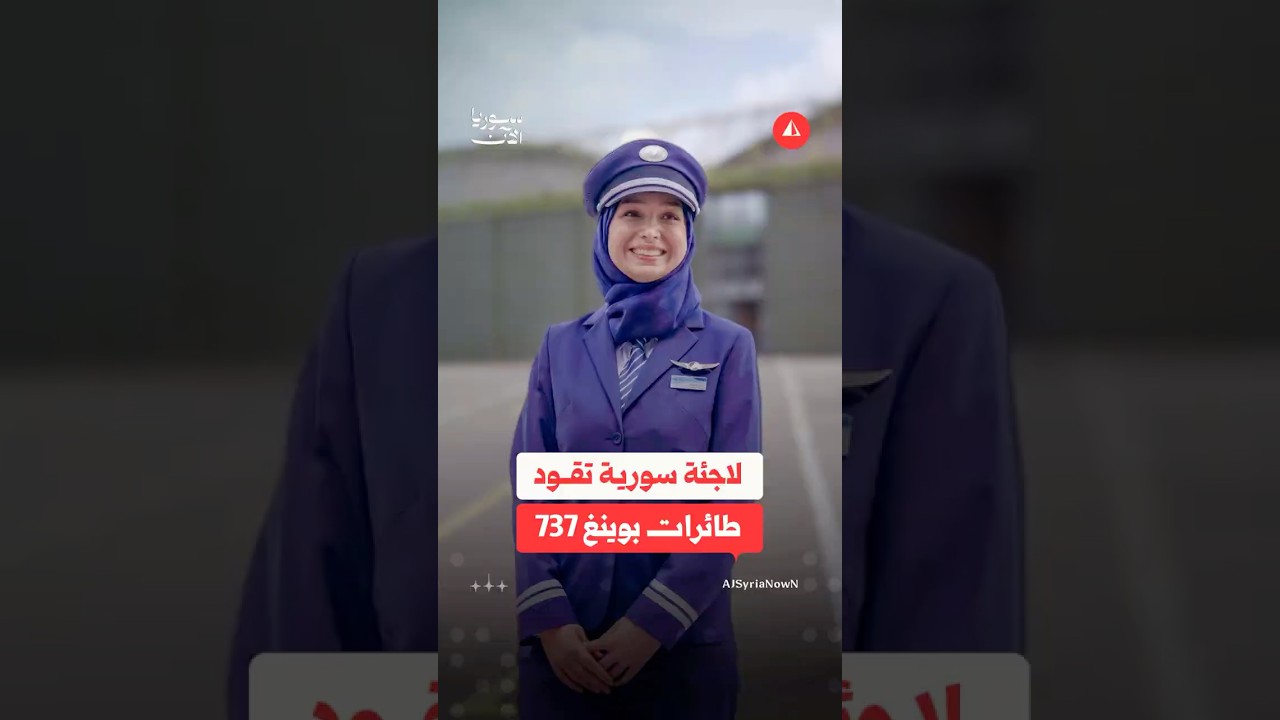 لاجئة سورية تقود طائرات بيونغ 737