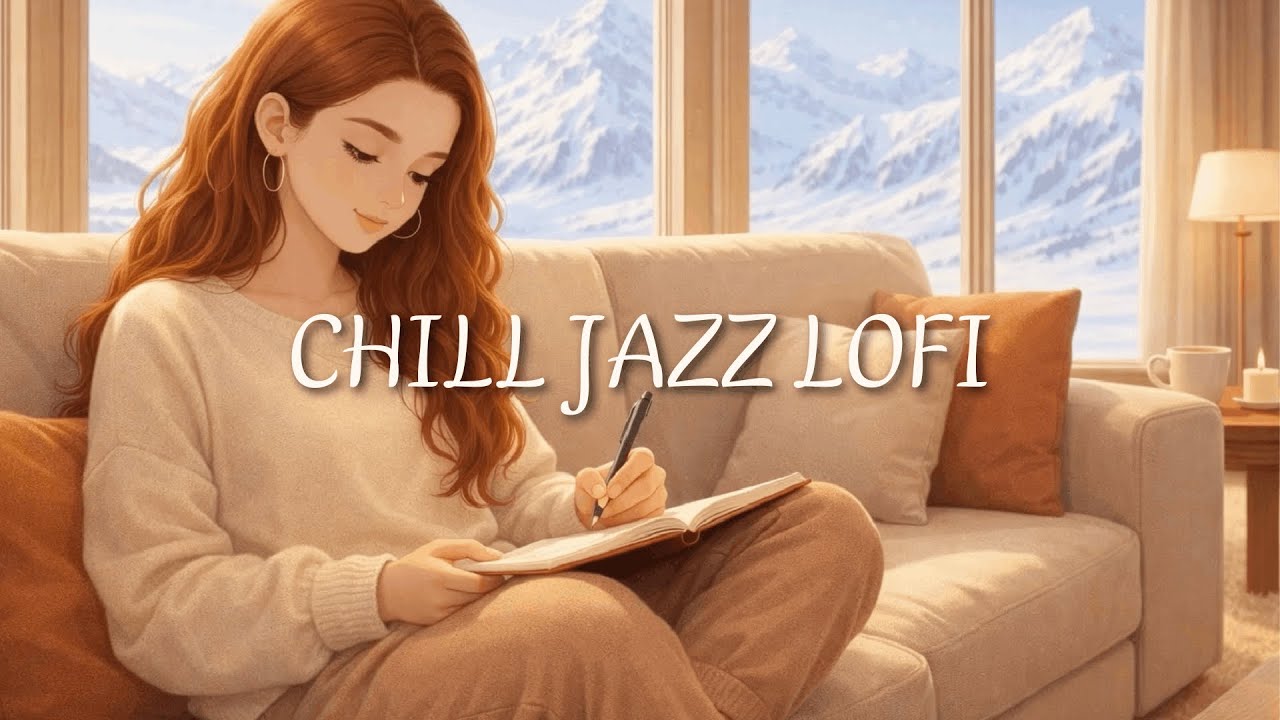 Cozy Study & Journaling ☕️ I Chill Jazz Lofi for Focus, Writing, Relaxation & Calm Ambience