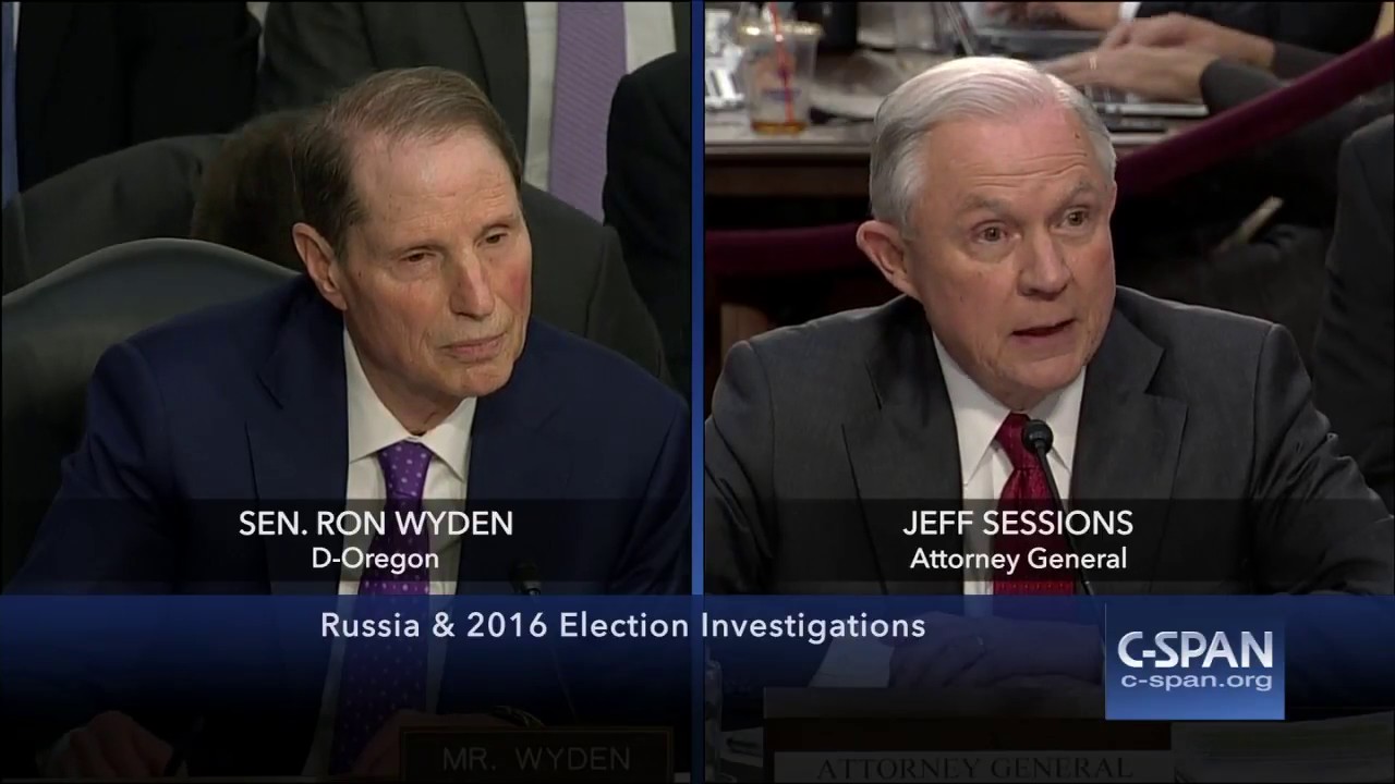 Jeff Sessions: 'Senator Wyden, I am not stonewalling.'