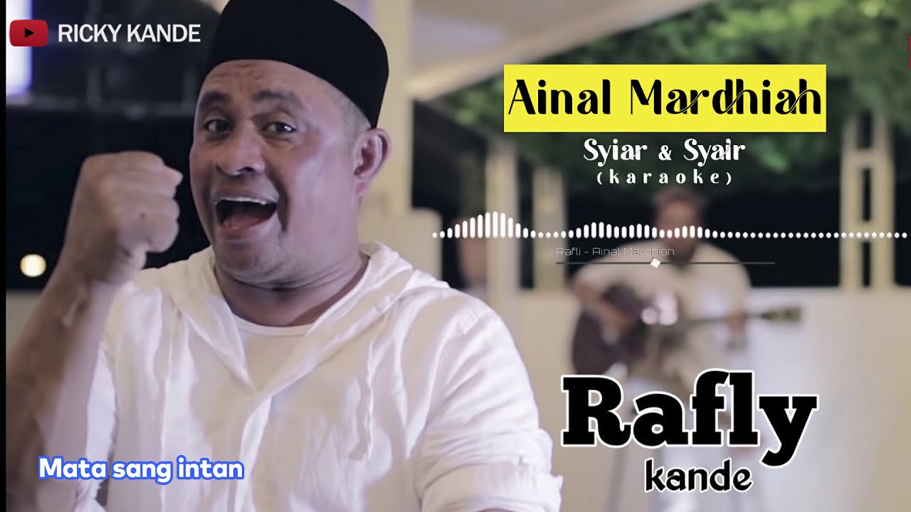 RAFLI - AINAL MARDHIAH KARAOKE (LOW KEY)