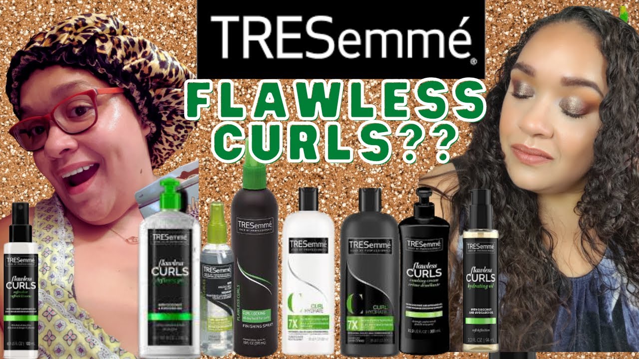 New TRESemme Flawless Curls Collection|Full Review|Wash Day Curly Hair Routine|Tasha St James