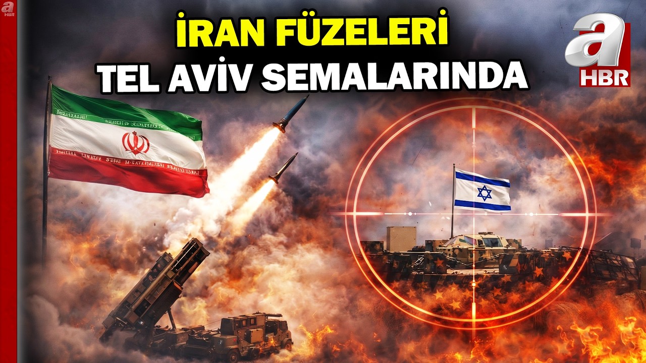 İran Füzeleri Ateşledi, İsrail'de Sirenleri... | A Haber