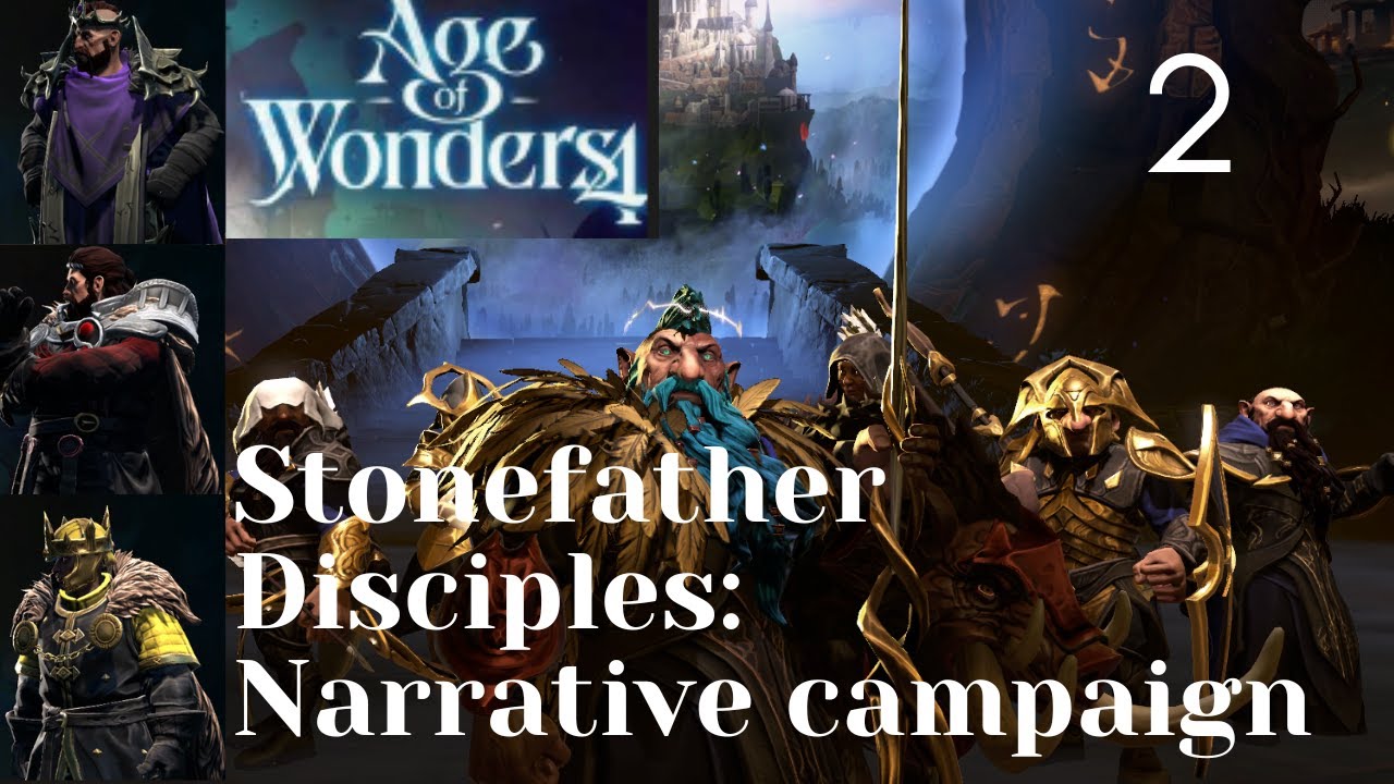 Stonefather Disciples A Narrative campaign | BRUTAL Age of Wonders 4 ep2