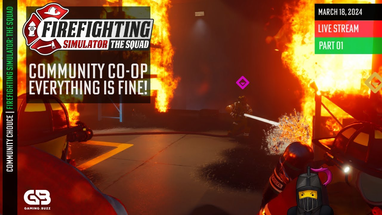 🚒 Firefighting Simulator: The Squad - Co-op Firefighting Mayhem! with Imaflanker & WagglyShrimp! 🔥