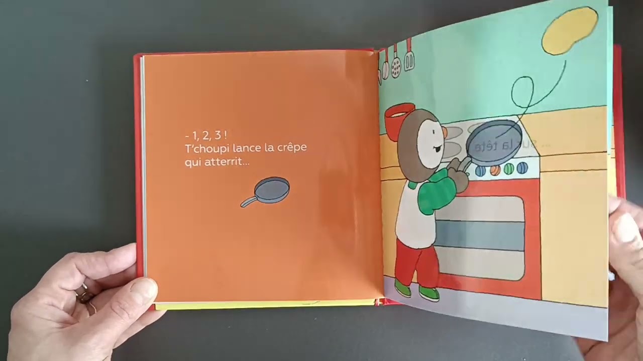 T'choupi fait des crêpes
