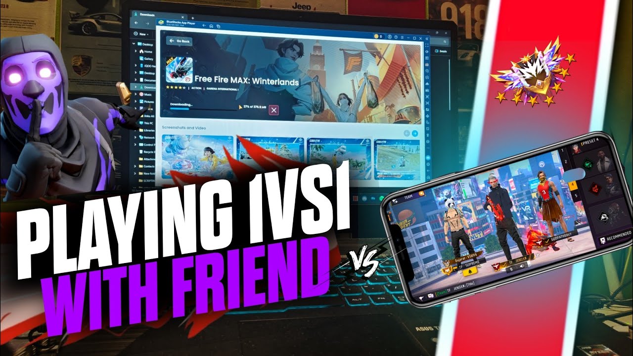PC VS MOBILE 1VS1 |  Kiya mai hara paunga Mobile player ko ?