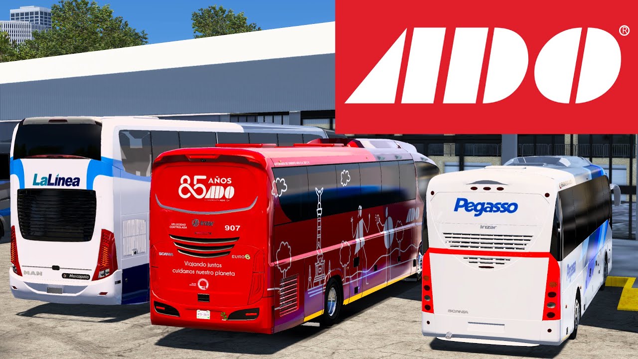 Chófer de Autobús Irizar i8 ADO Efficient de Toluca a Ciudad de México American Truck Simulator