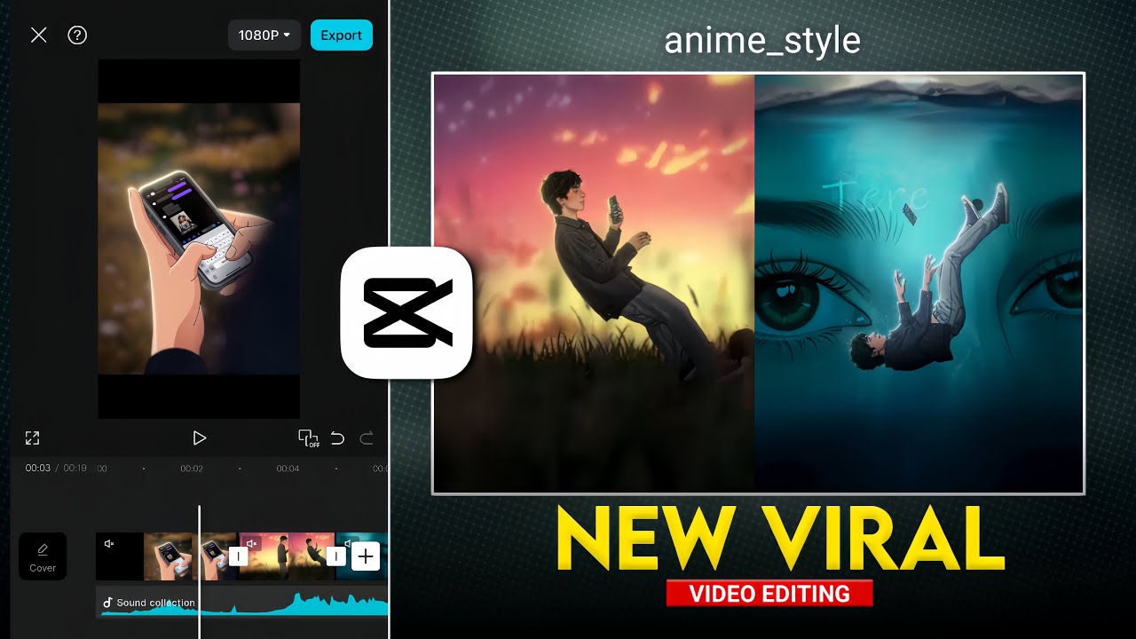 Instagram New Viral Under water ( anime-style ) Video Editing | Step by step Full Tutorial 