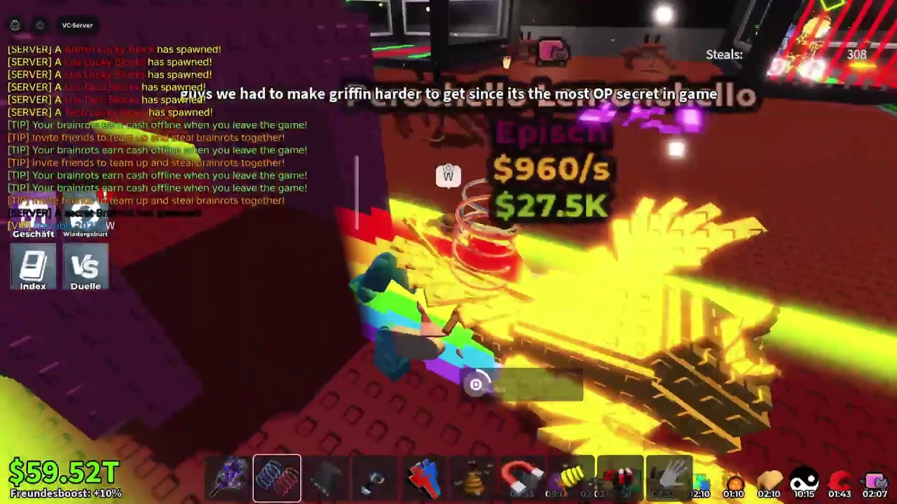 Roblox Steal a brainrot