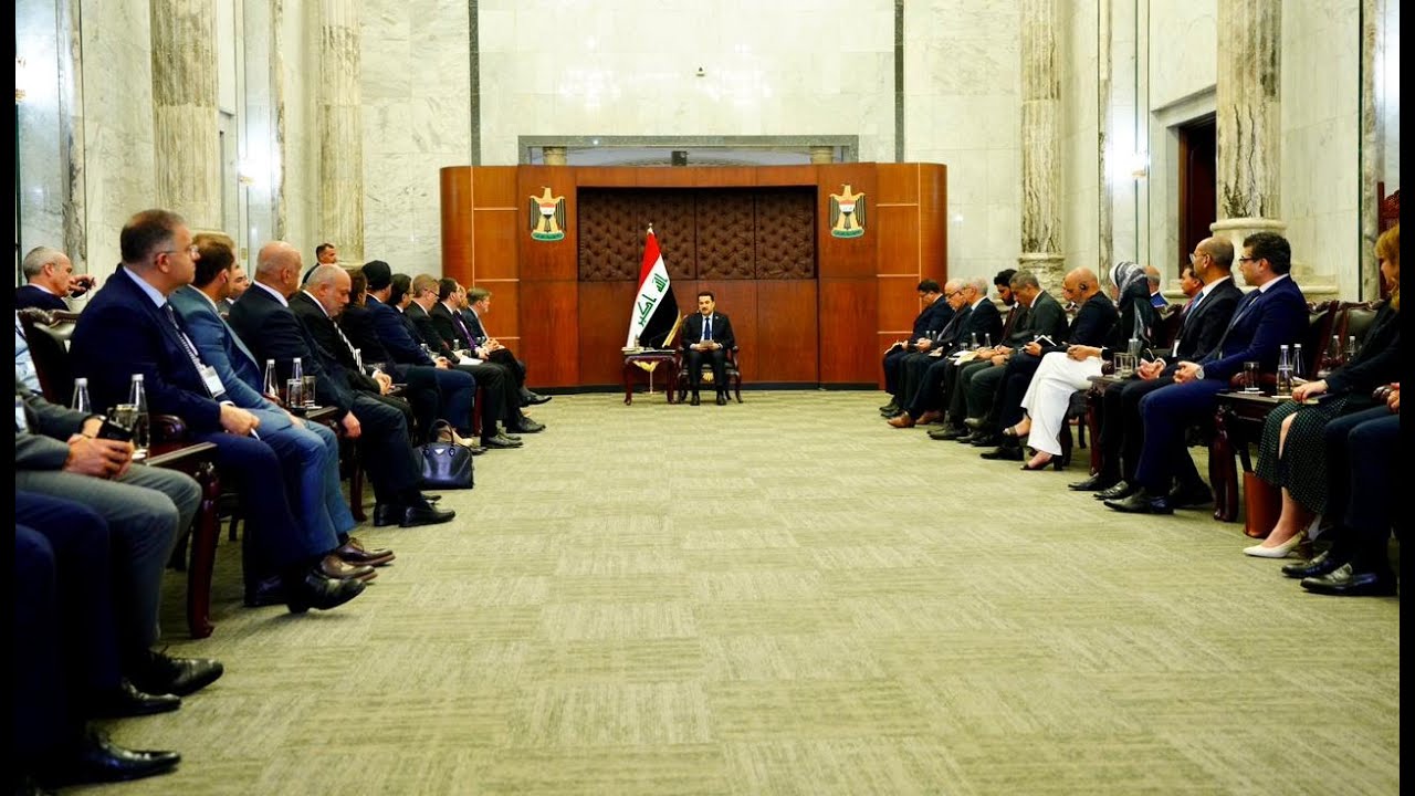 رئيس مجلس الوزراء السيد محمد شياع السوداني يستقبل وفد مجلس الأعمال العراقي الأمريكي