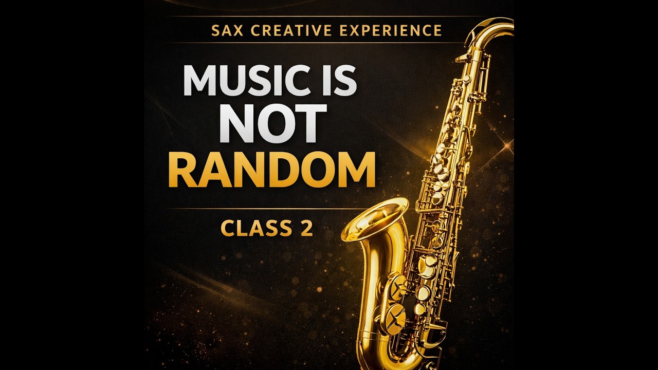 Class 2 – Music Is Not Random | Learn Saxophone Through Improvisation