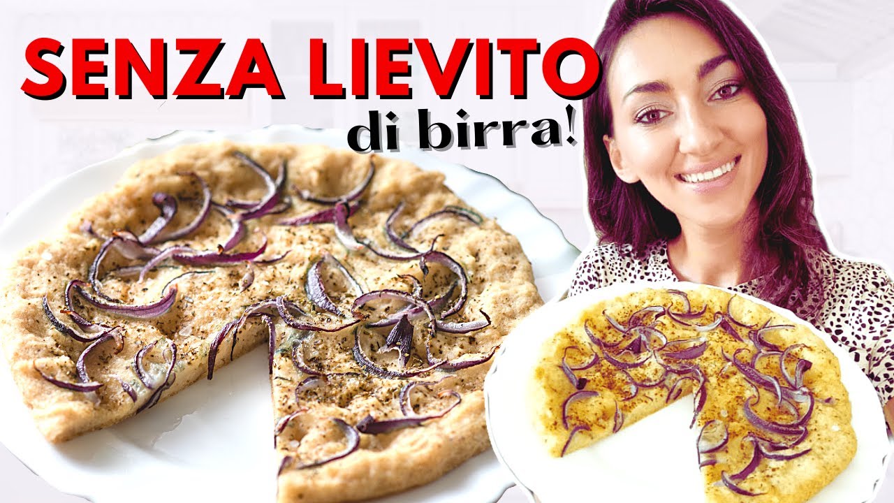 PRENDI LA FARINA DI RISO E FAI SUBITO QUESTA FOCACCIA! (SENZA LIEVITO DI BIRRA)