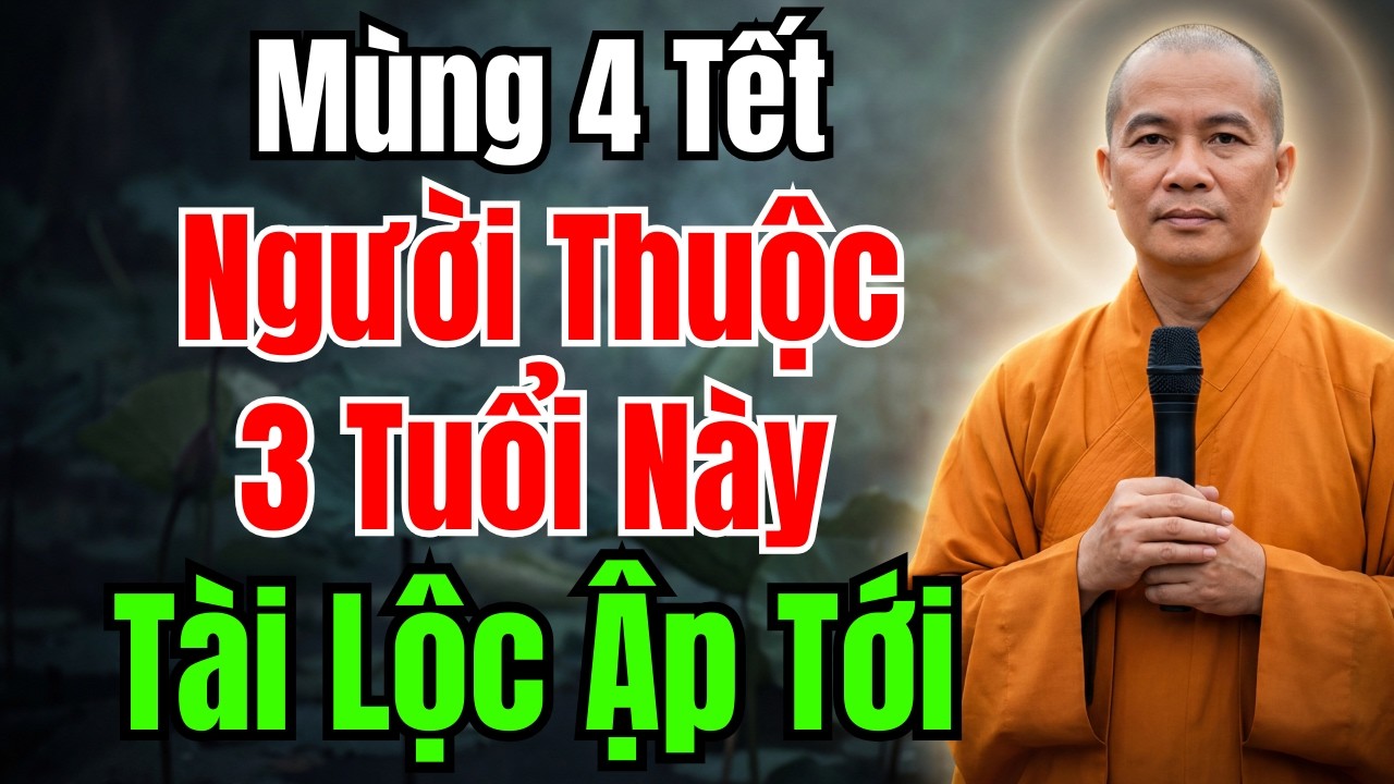 MÙNG 4 TẾT 2026, 3 TUỔI NÀY TÀI LỘC ĐẾN CỬA, PHÁT TÀI NHANH CHÓNG | Thu Hút Tài Lộc