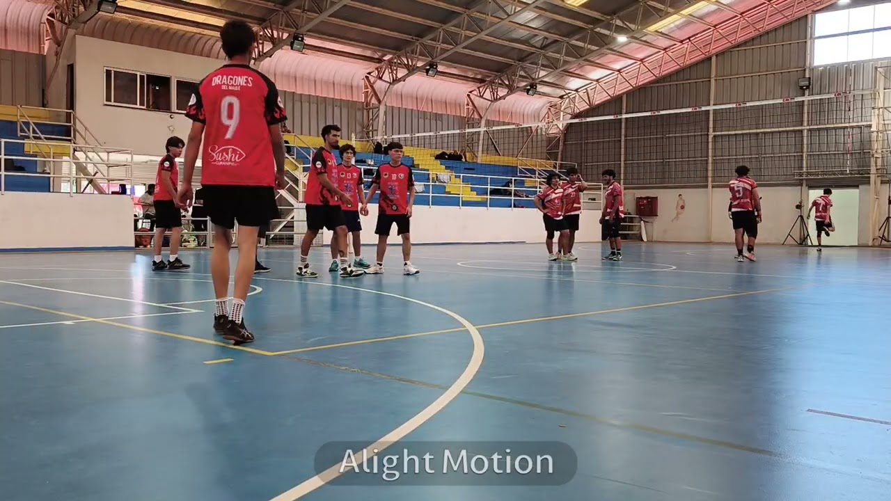Dragones del maule VS halcones negros |   2do set   |     primera liga oficial 