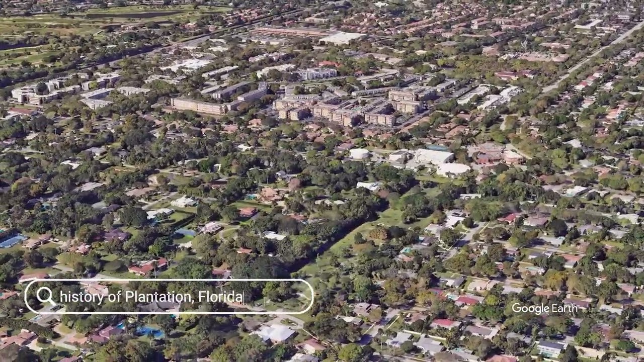 The history of Plantation, Florida