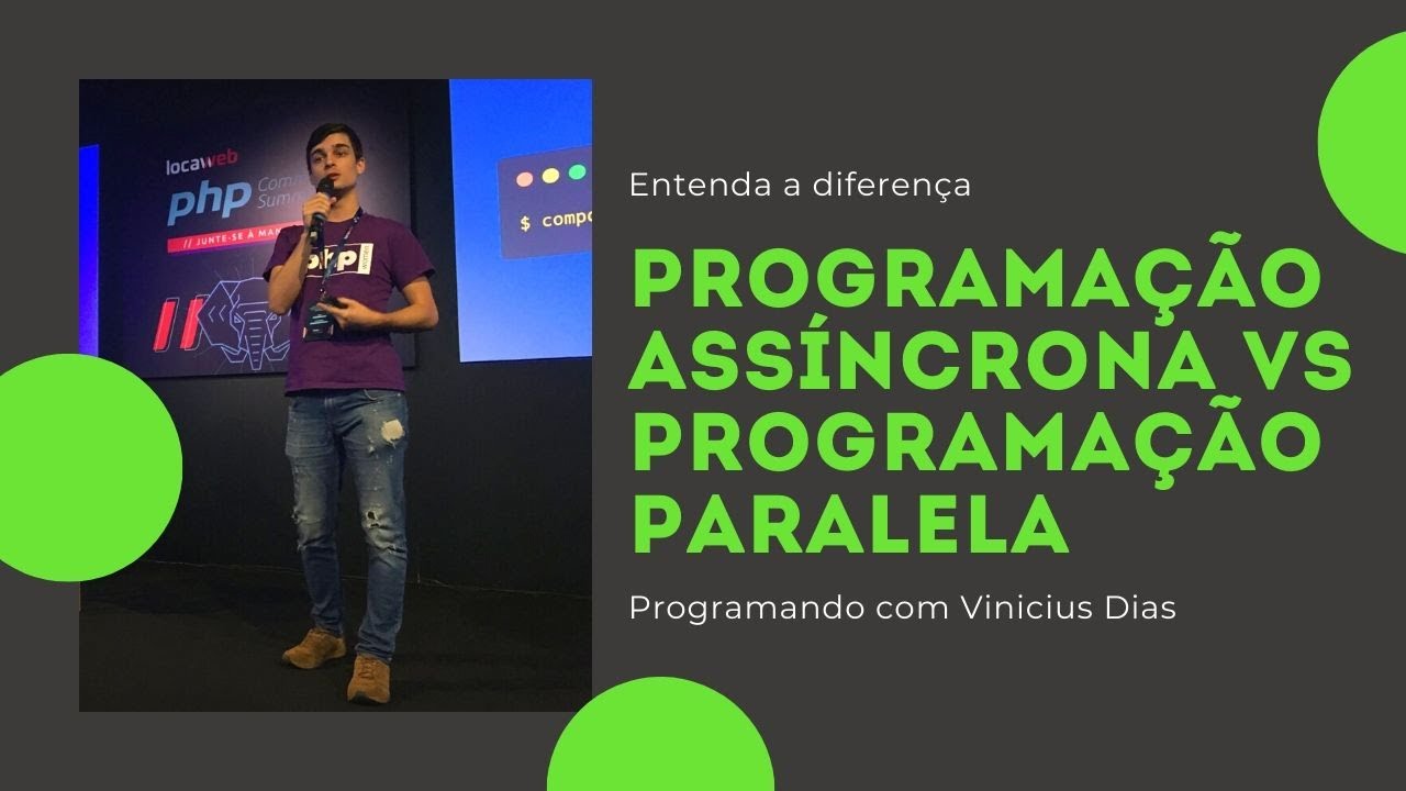 Programa&ccedil;&atilde;o ass&iacute;ncrona vs Programa&ccedil;&atilde;o paralela - Entenda a diferen&ccedil;a | Programando com Vinicius Dias