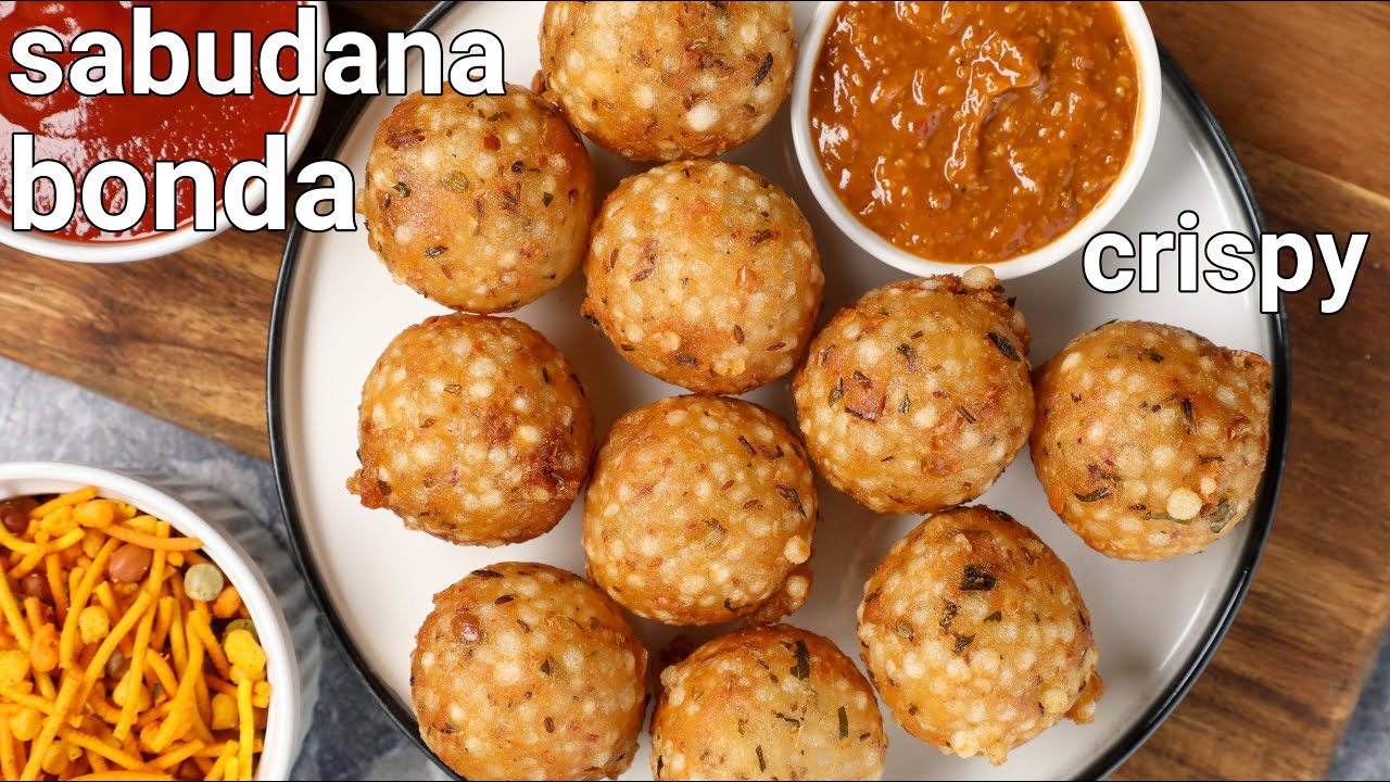 no aloo sabudana bonda recipe with buttermilk | saggubiyyam punugulu | javvarisi bonda - hebbars