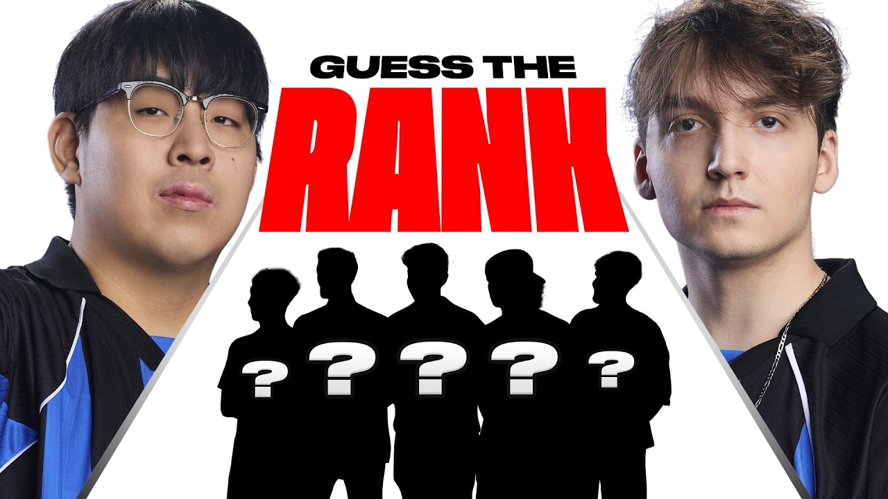 LEC PRO PLAYERS: Guessing Your Rank In League Of Legends!