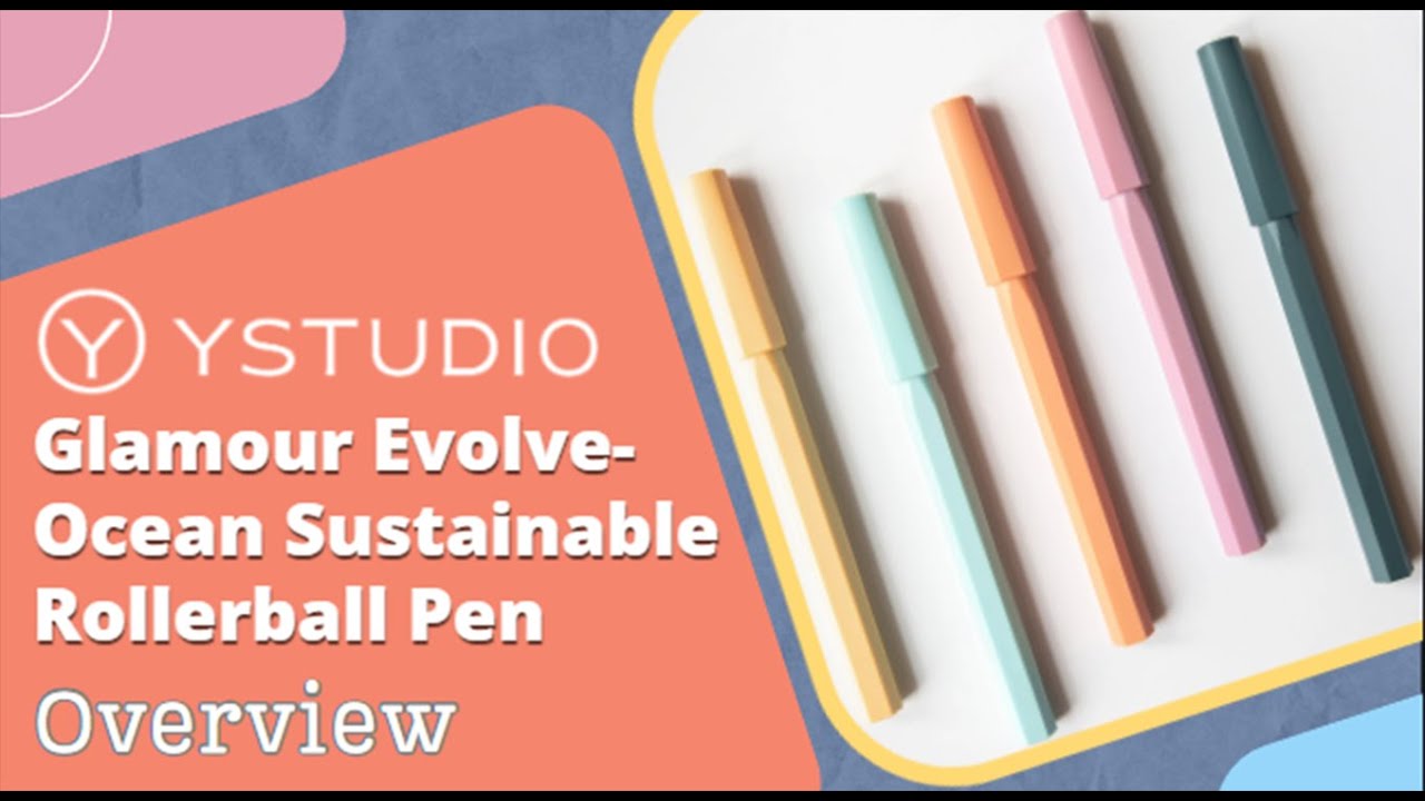 YSTUDIO Ocean Sustainable Rollerball Pens: Overview and Features