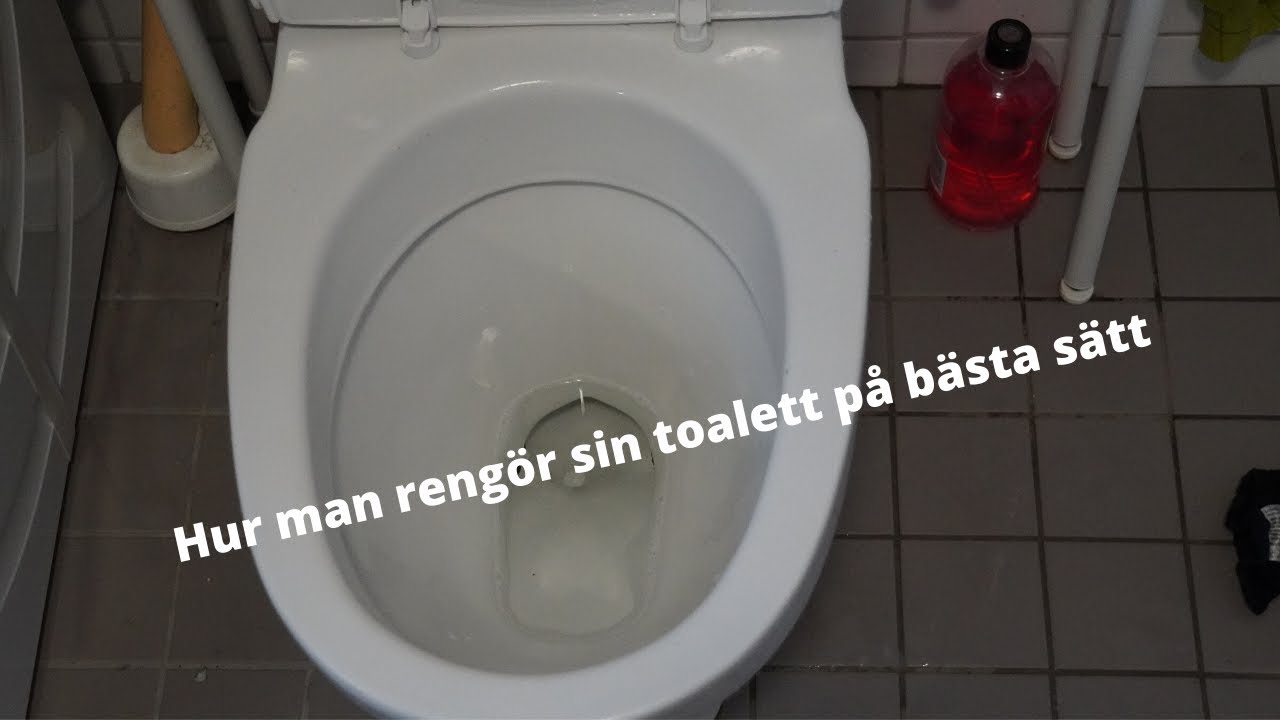 Hur man rengör sin toalett på bästa sätt