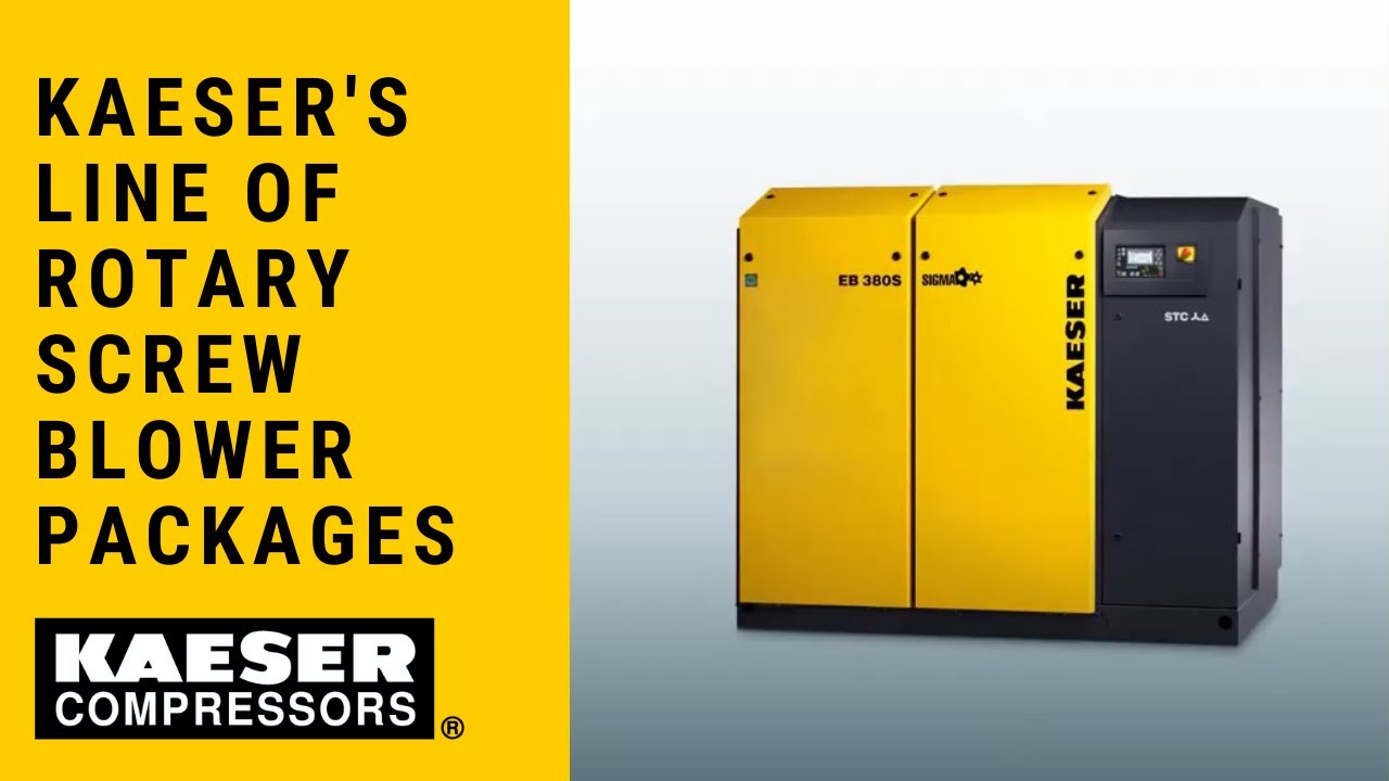 Kaeser's Line of Rotary Screw Blower Packages