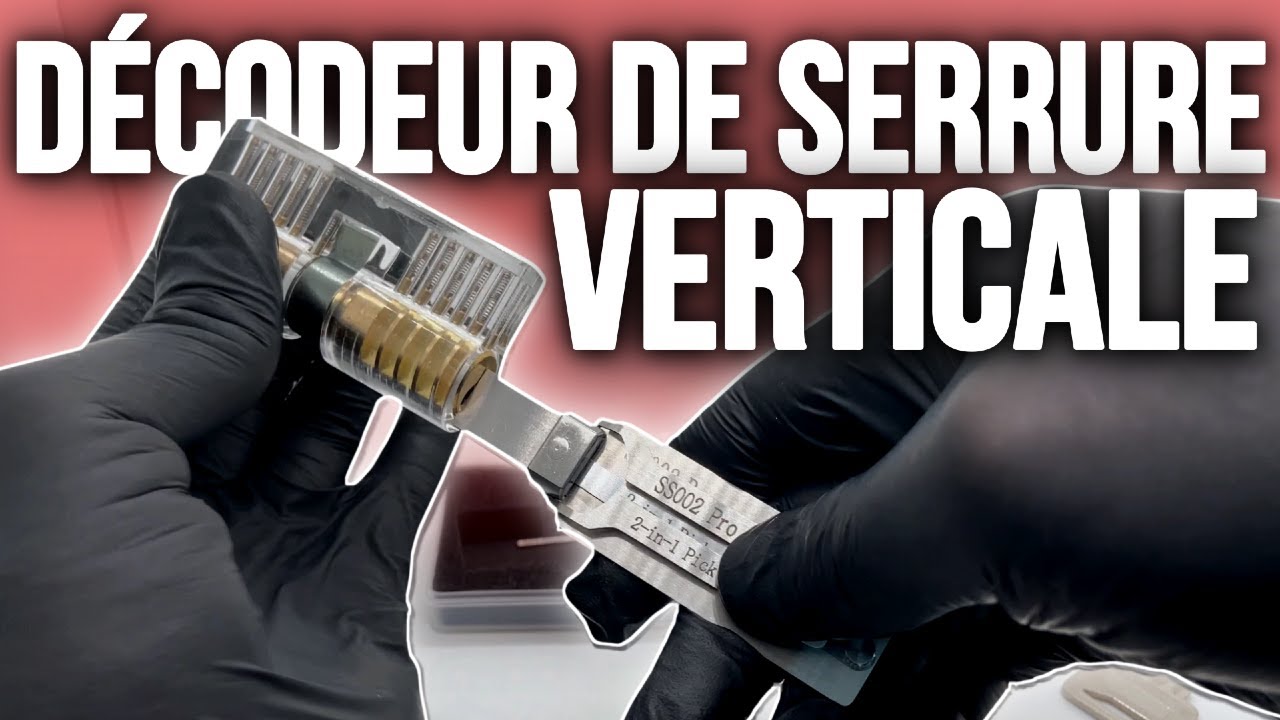 Cet outil ouvre les serrures verticales en SECONDES &ndash; Sans dommage, sans bruit !