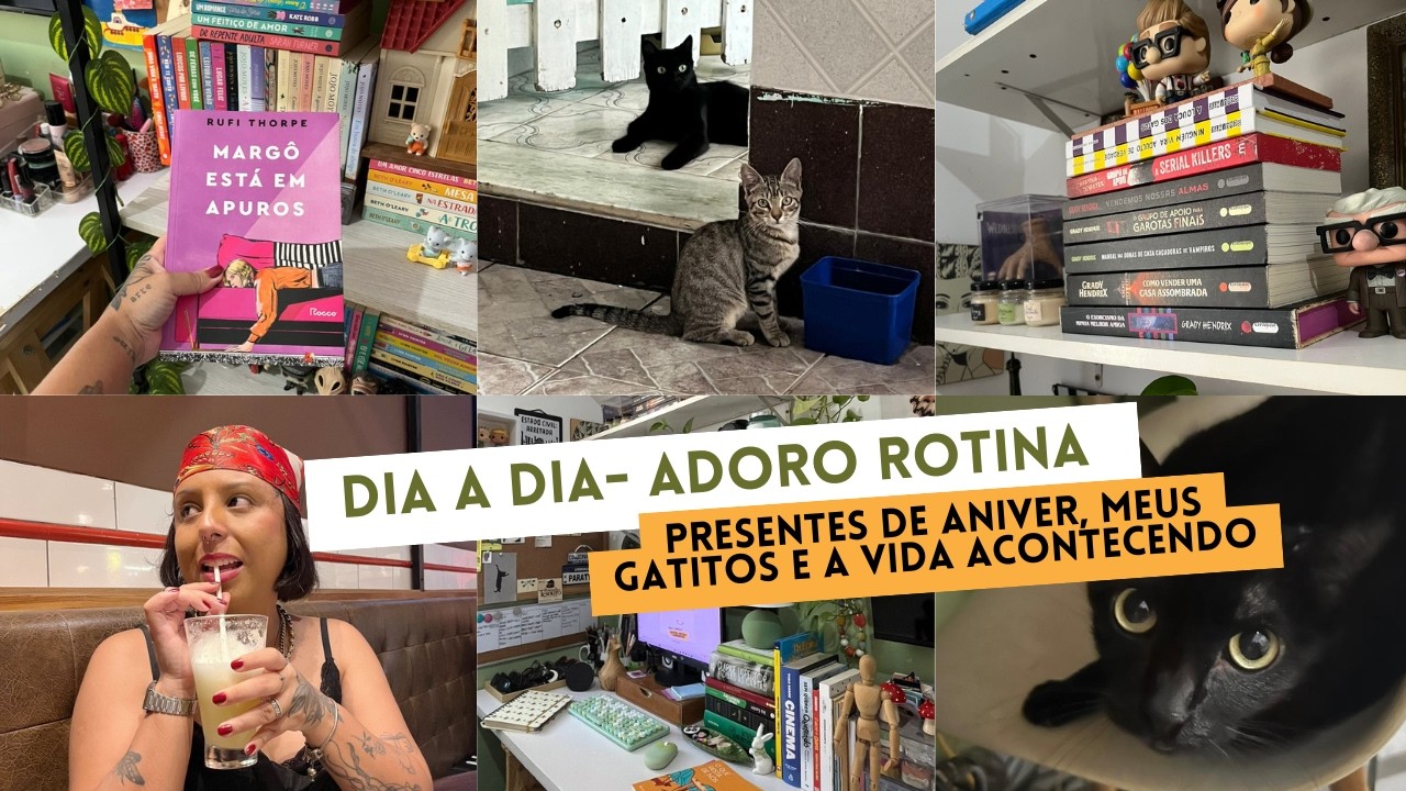 Dias na minha rotina, presentes de aniver I Daily vlog
