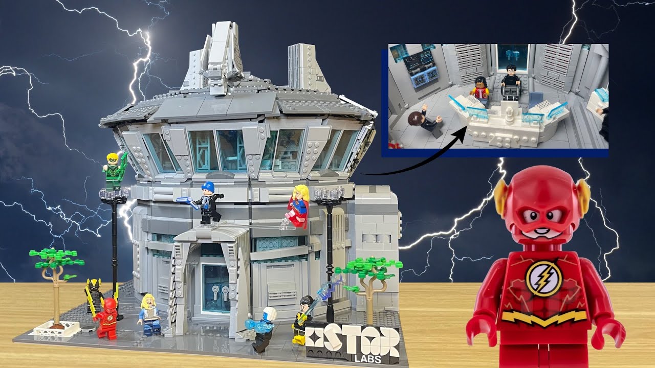 Я построил STAR LABS из LEGO / Центральный городской конструктор, часть 1