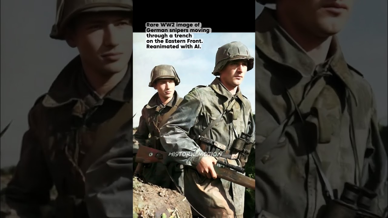 WW2 Brought to Life : German Snipers in the Trenches