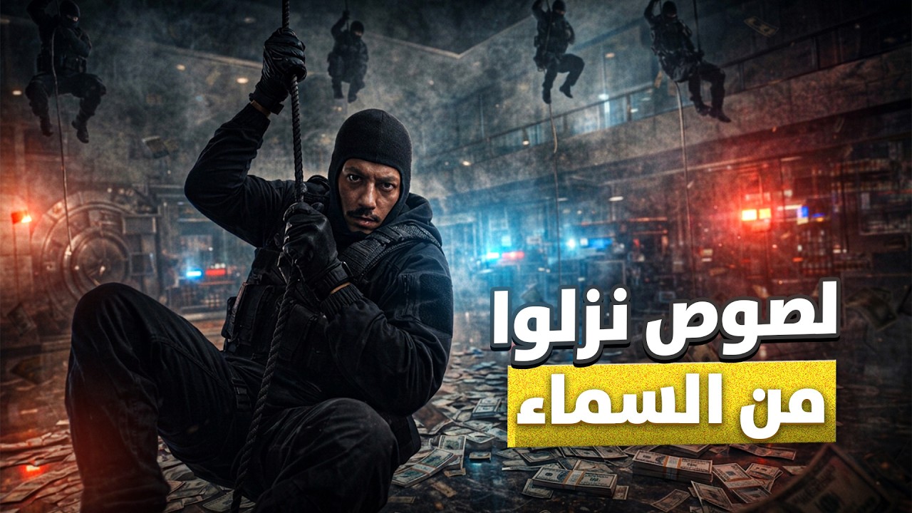 نزلوا من السماء واختفوا مثل الاشباح 😱أخطر سرقة بنك في تاريخ أوروبا 😱