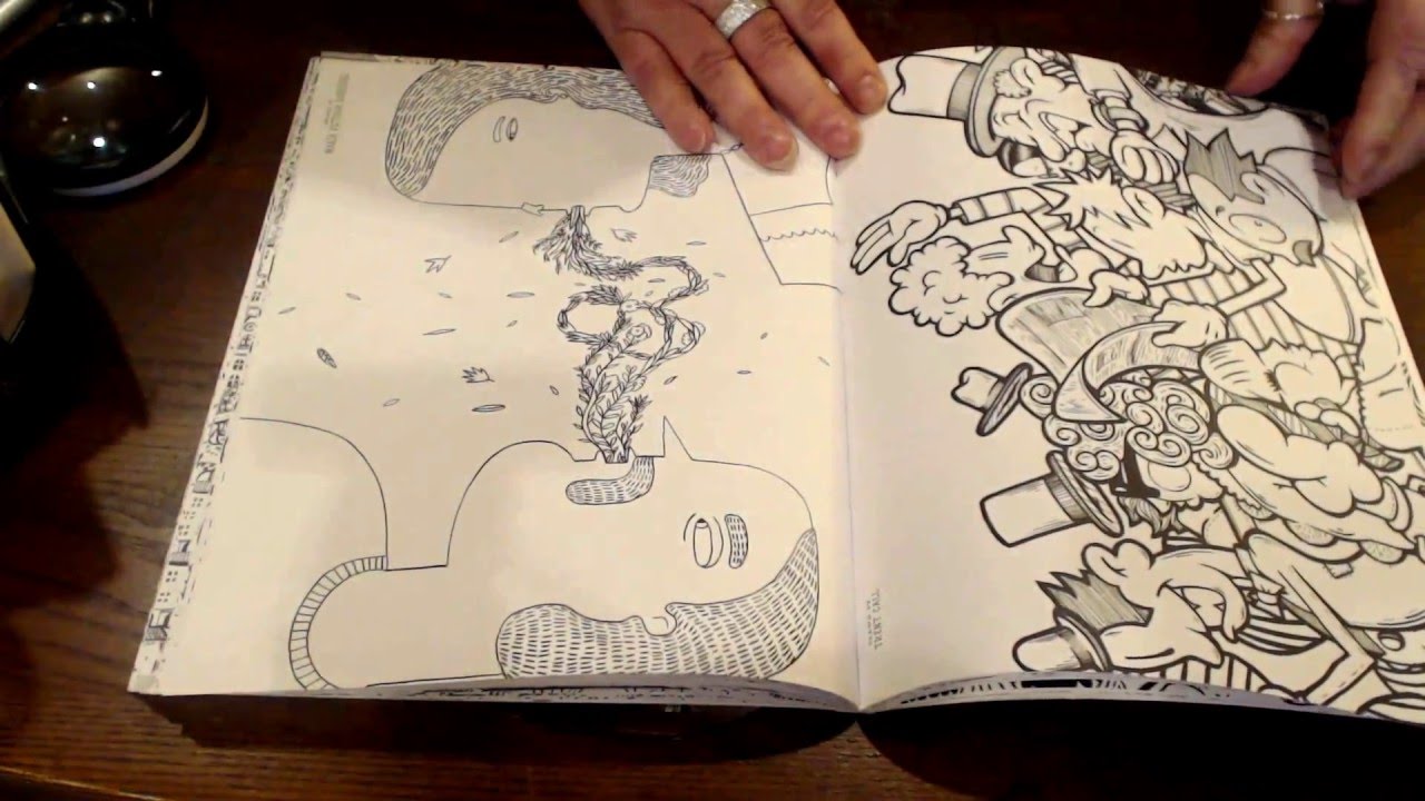 Doodle Anonymous an Epic coloring book..a collaboration of 90 artist~~!!**