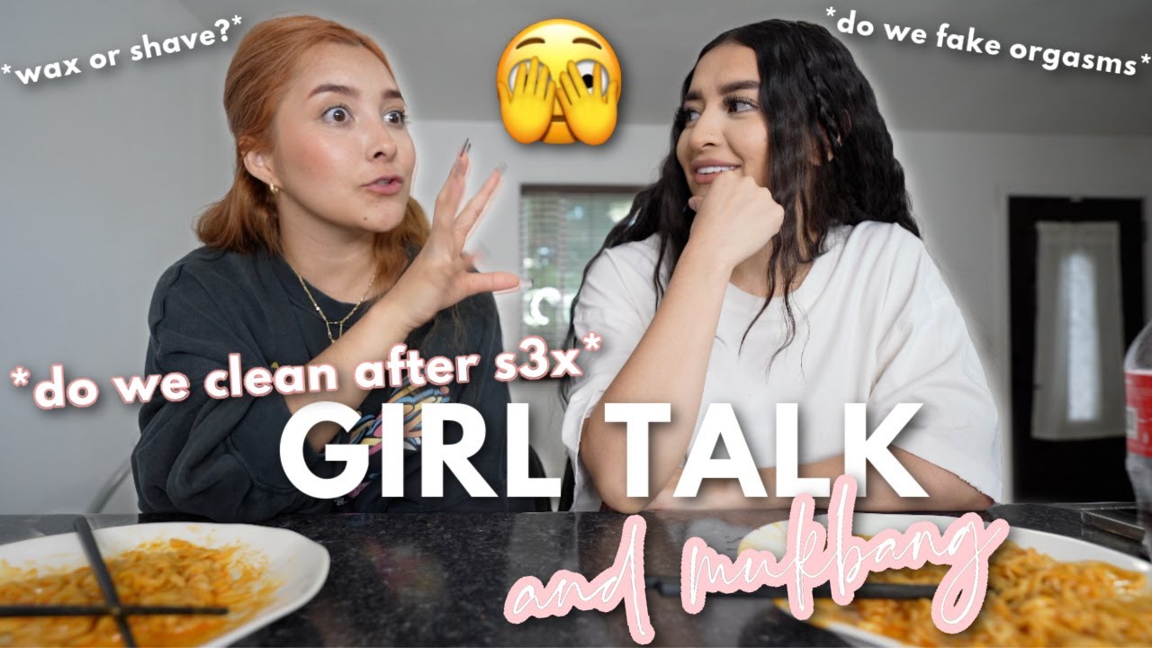 GIRL TALK MUKBANG WITH @GabbiAguayo *IT GOT SPICY*