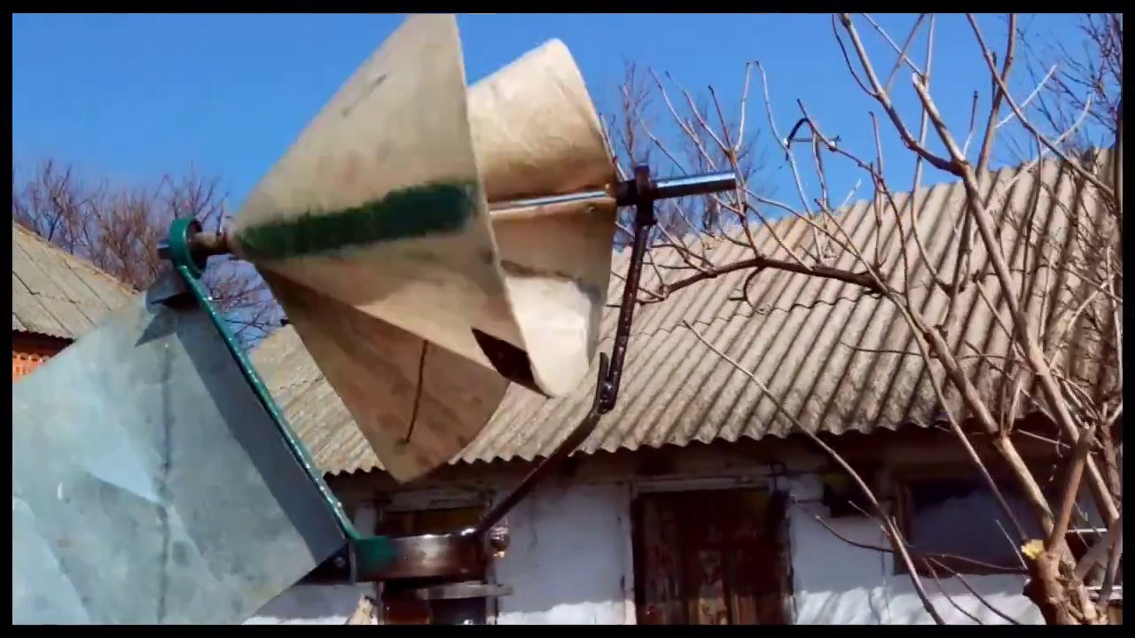 Пробный ветряк(без генератора)