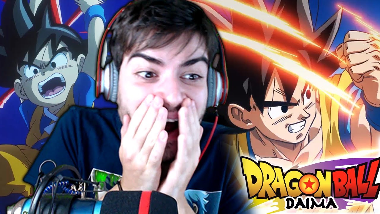 [REACTION] PRIMO TRAILER NUOVO ANIME DRAGON BALL DAIMA 😍 w/ GIOSEPH e TUBERANZA | NUOVA SERIE ITA