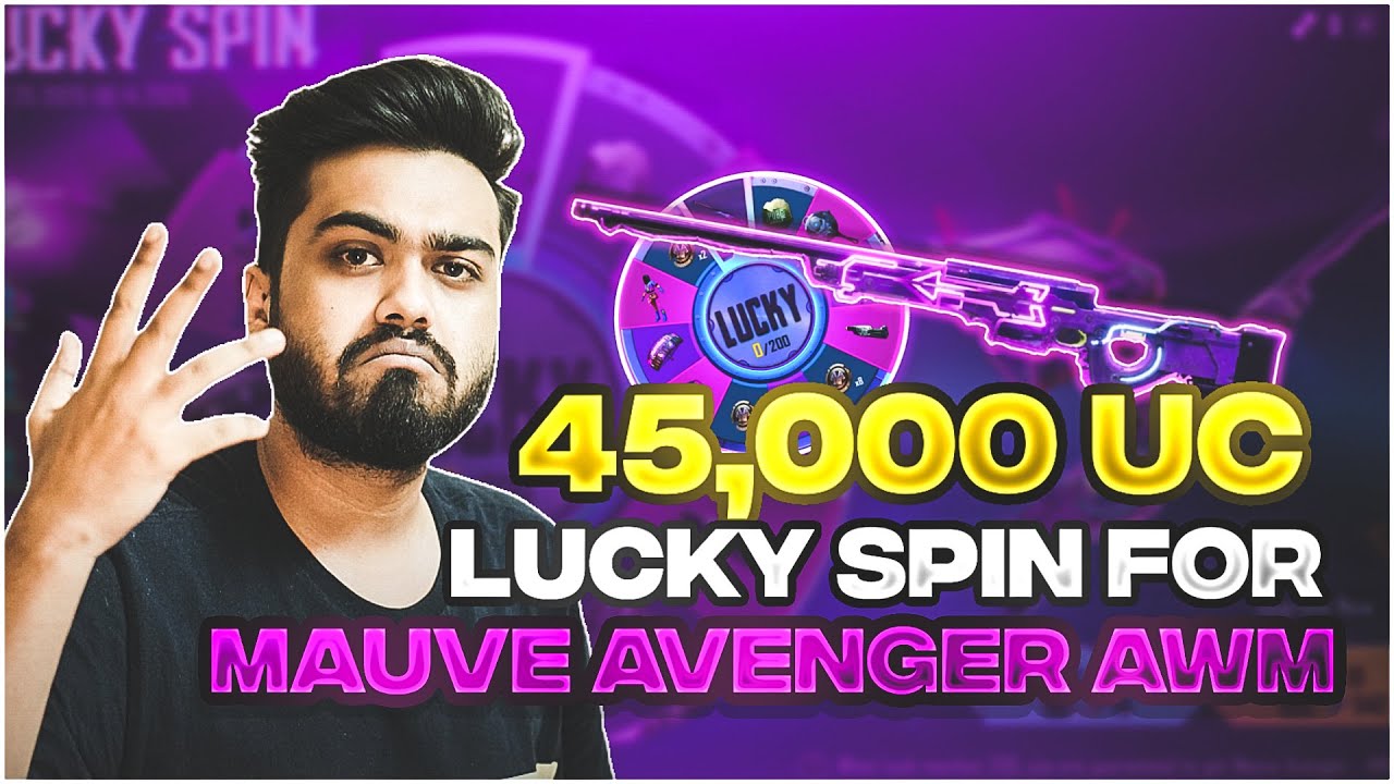 I Spent 45000 UC for  MAXING new MAUVE AVENGER AWM SKIN | PUBG MOBILE