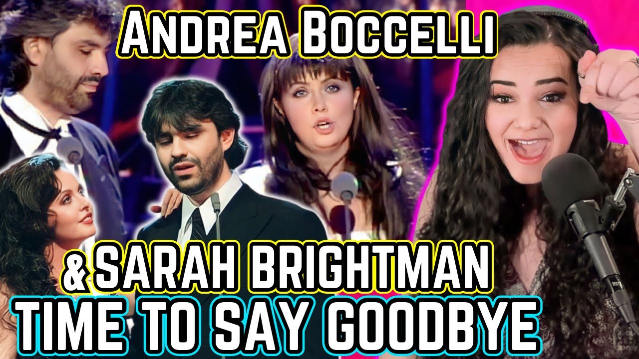 Andrea Boccelli And Sarah Brightman Time To Say Goodbye | Opera Singer Reacts LIVE